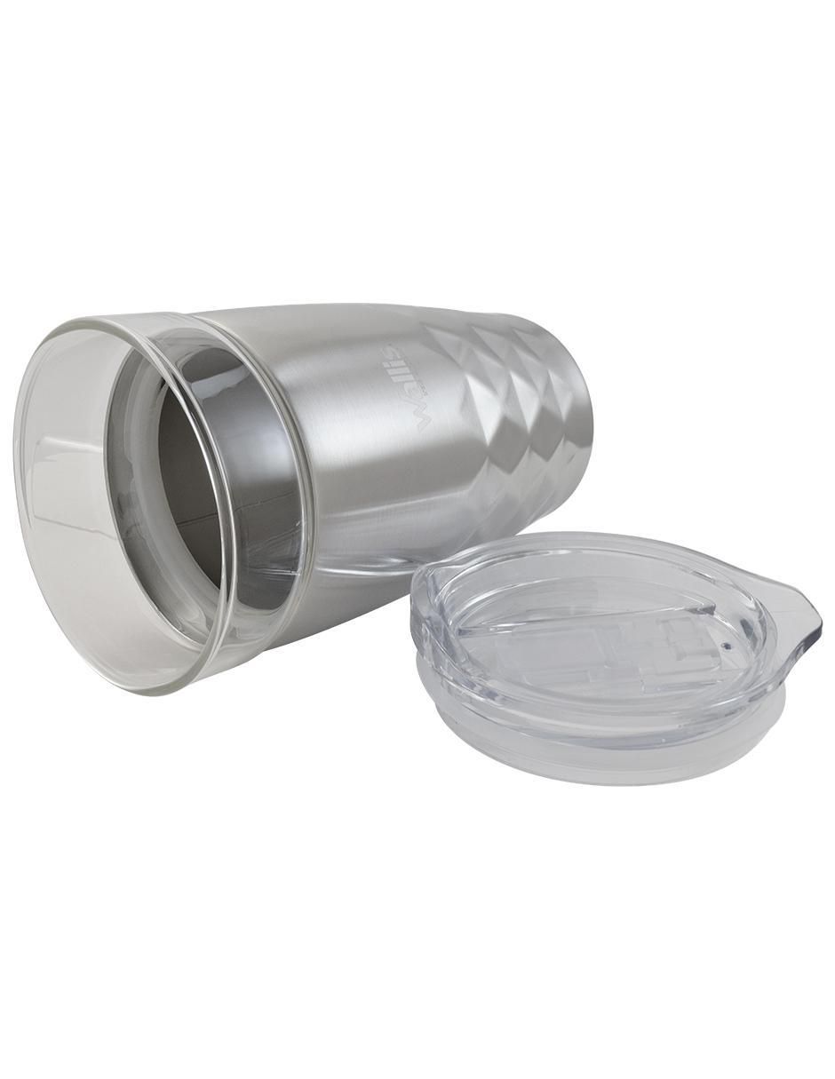 Termo de acero inoxidable con tapa a presión 3