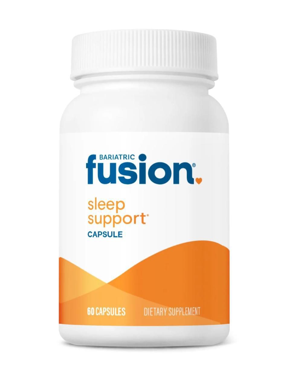 Sleep Support Dormir Bariátrico Bariatric Fusion con ashwagandha, manzanilla, melatonina, bálsamo de limón sabor natural de 60 cápsulas