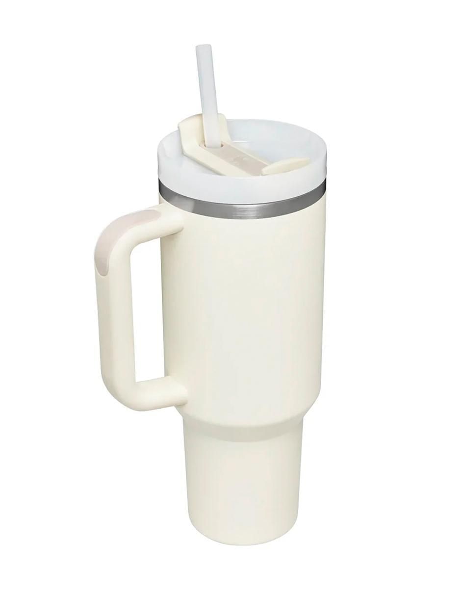 Termo de acero inoxidable con tapa a presión 1.1 L