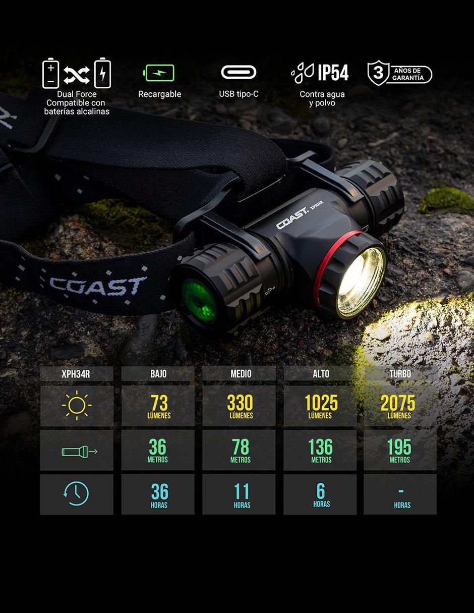 Linterna de mano Coast XPH34R