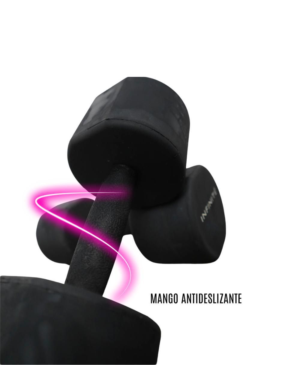 Set mancuernas de peso fijo 8 kg 2 piezas