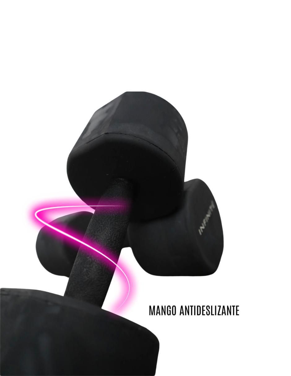 Set mancuernas de peso fijo 10 kg 2 piezas 2