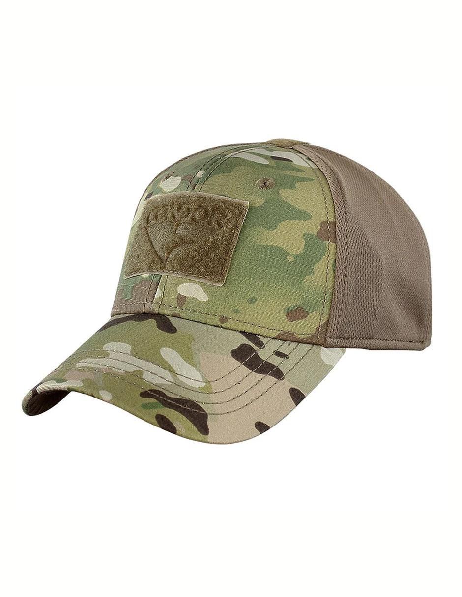 Gorra con visera curva cerrada para campismo Flex para adulto