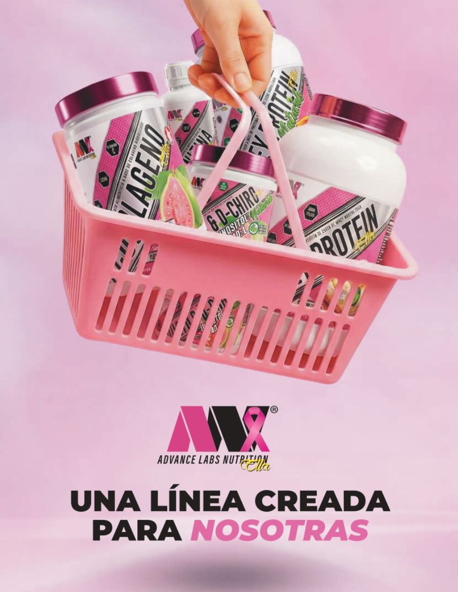 Whey protein ella Advance Nutrition con proteína de suero de leche sabor choco-avellana de 3LB