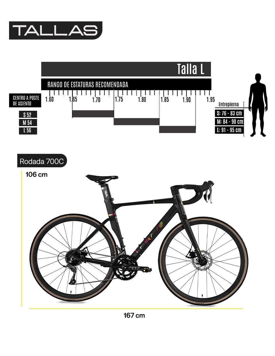 Bicicleta de ruta rodada unisex 10
