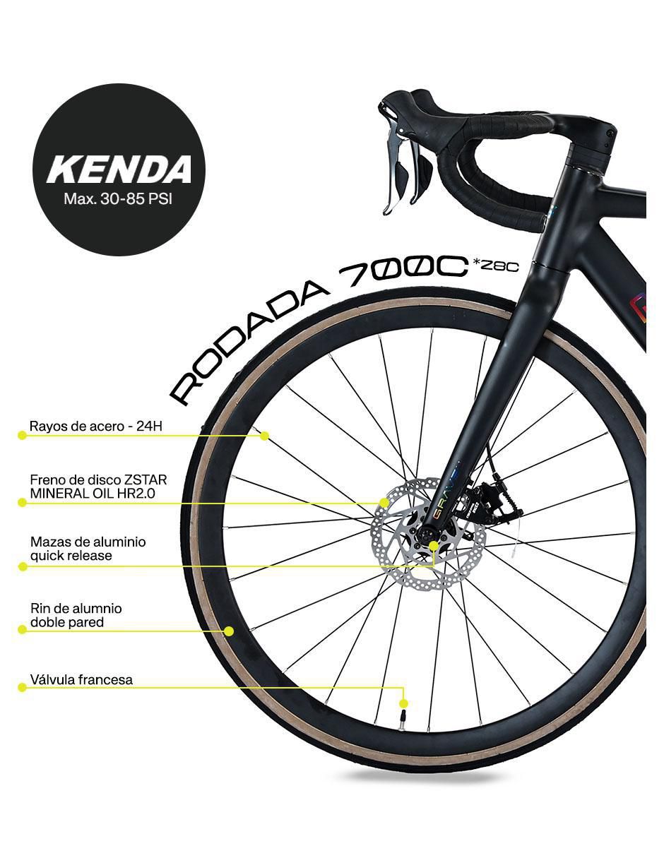 Bicicleta de ruta rodada unisex 3