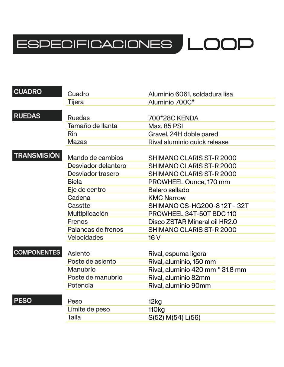 Bicicleta de ruta rodada unisex 8