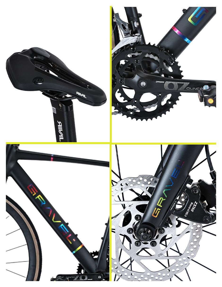 Bicicleta de ruta rodada unisex 7