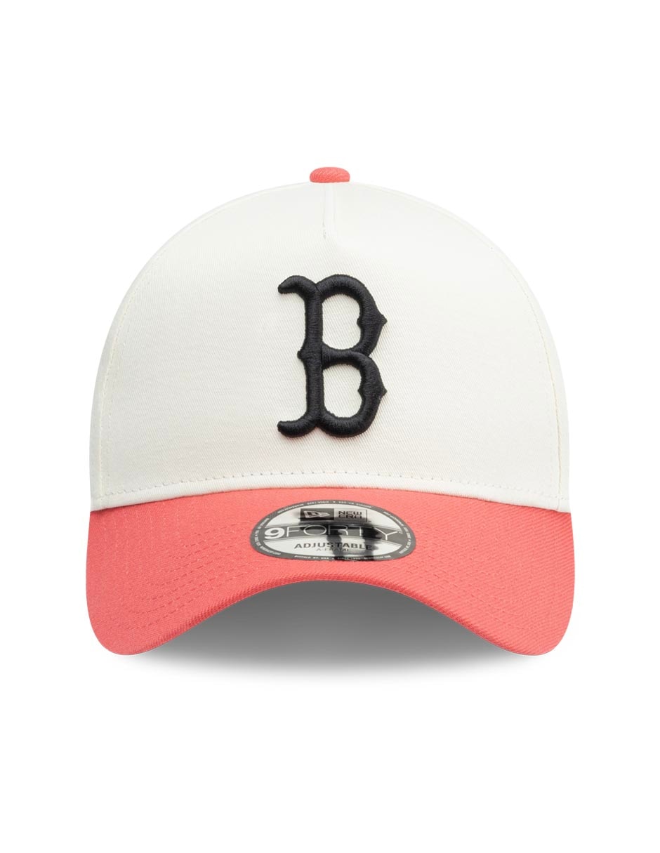 Gorra visera curva snapback para béisbol Chrome Coral MLB Boston Red Sox para adulto 4