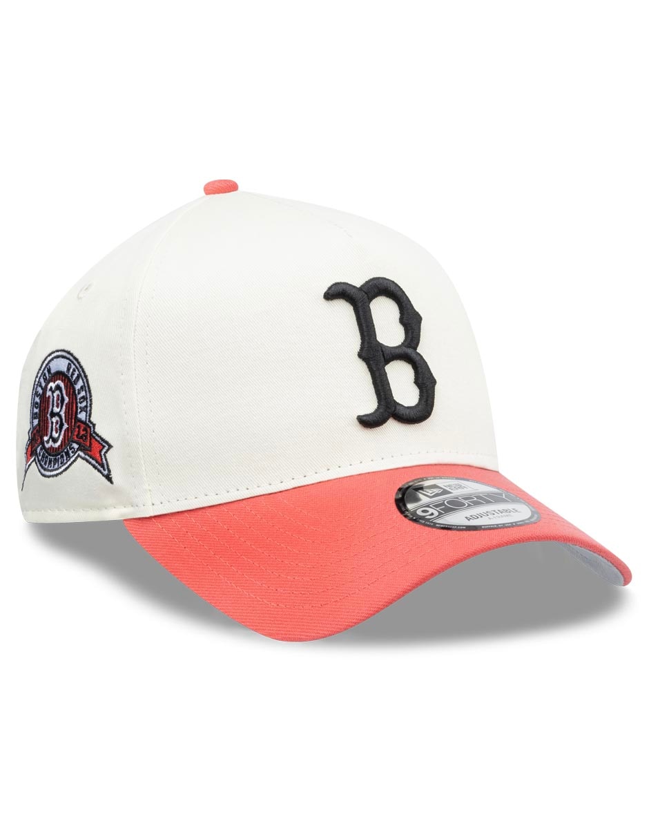 Gorra visera curva snapback para béisbol Chrome Coral MLB Boston Red Sox para adulto 2