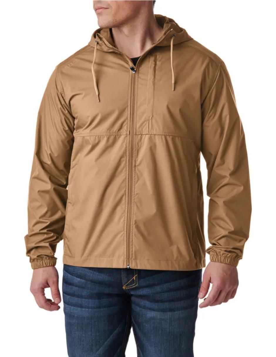 Chamarra casual impermeable de hombre