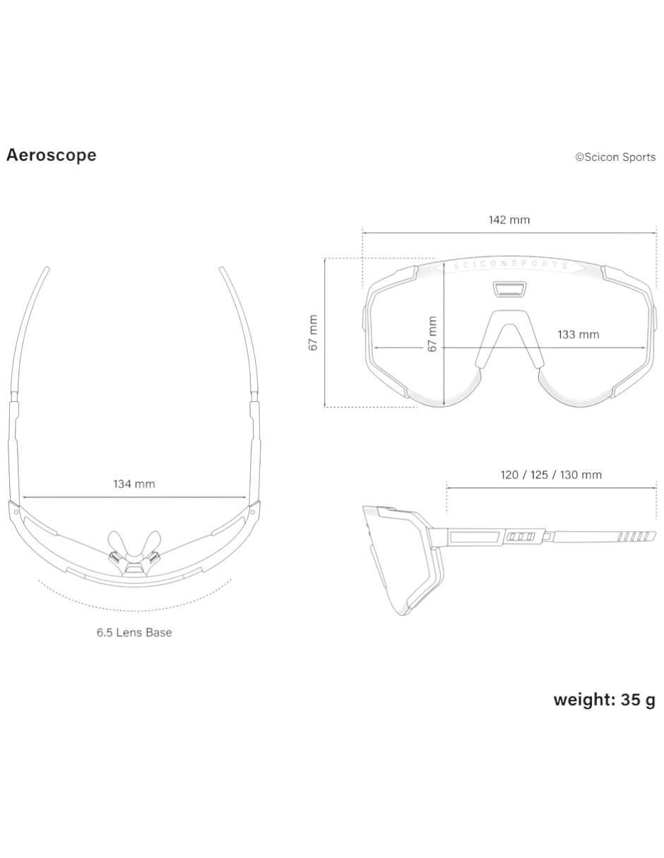Lentes de ciclismo Aeroscope 6