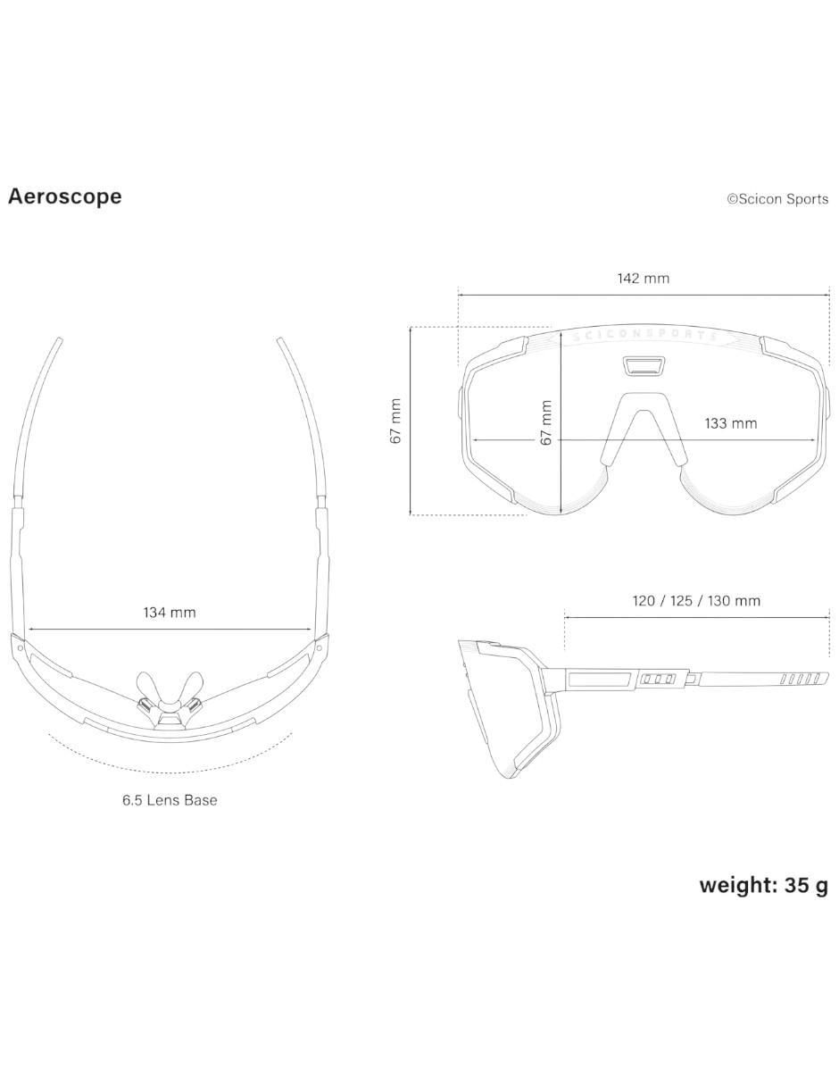 Lentes de ciclismo Aeroscope 6