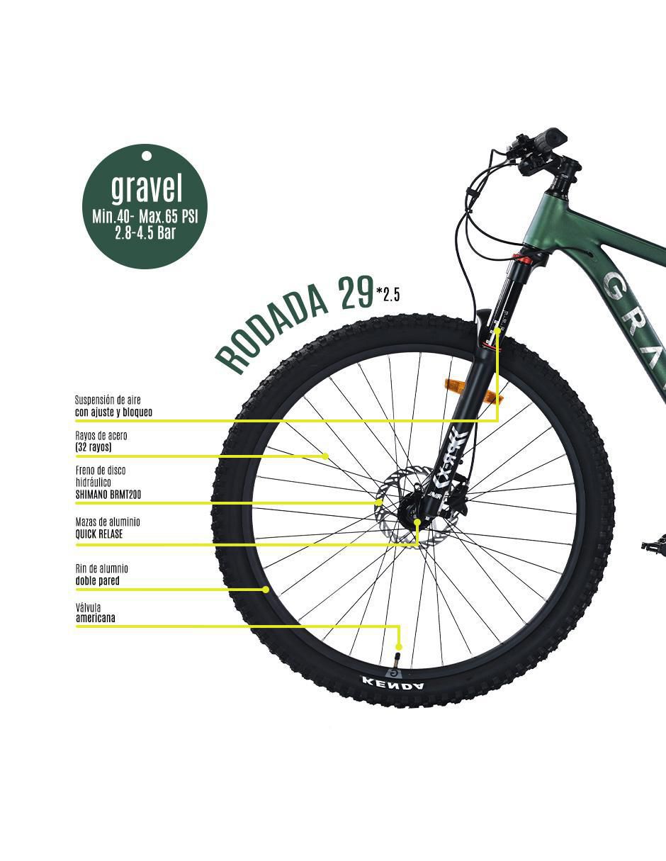 Bicicleta de montaña rodada 29 Vinson unisex 5