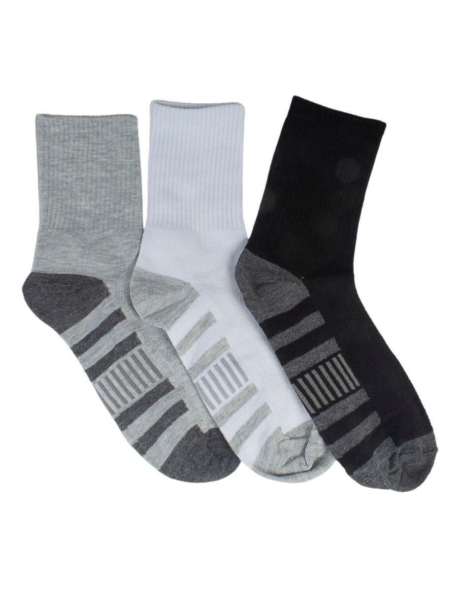 Set de calcetín para entrenamiento unisex 3 pares Set de calcetín para entrenamiento unisex 3 pares