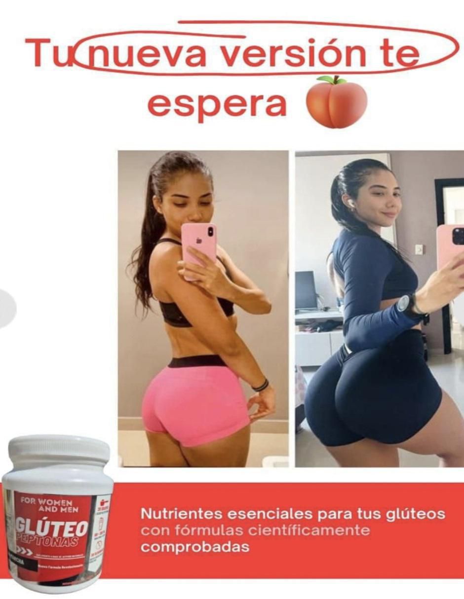 Kit de suplementos alimenticios proteína glúteo peptonas + Booty Woman 6
