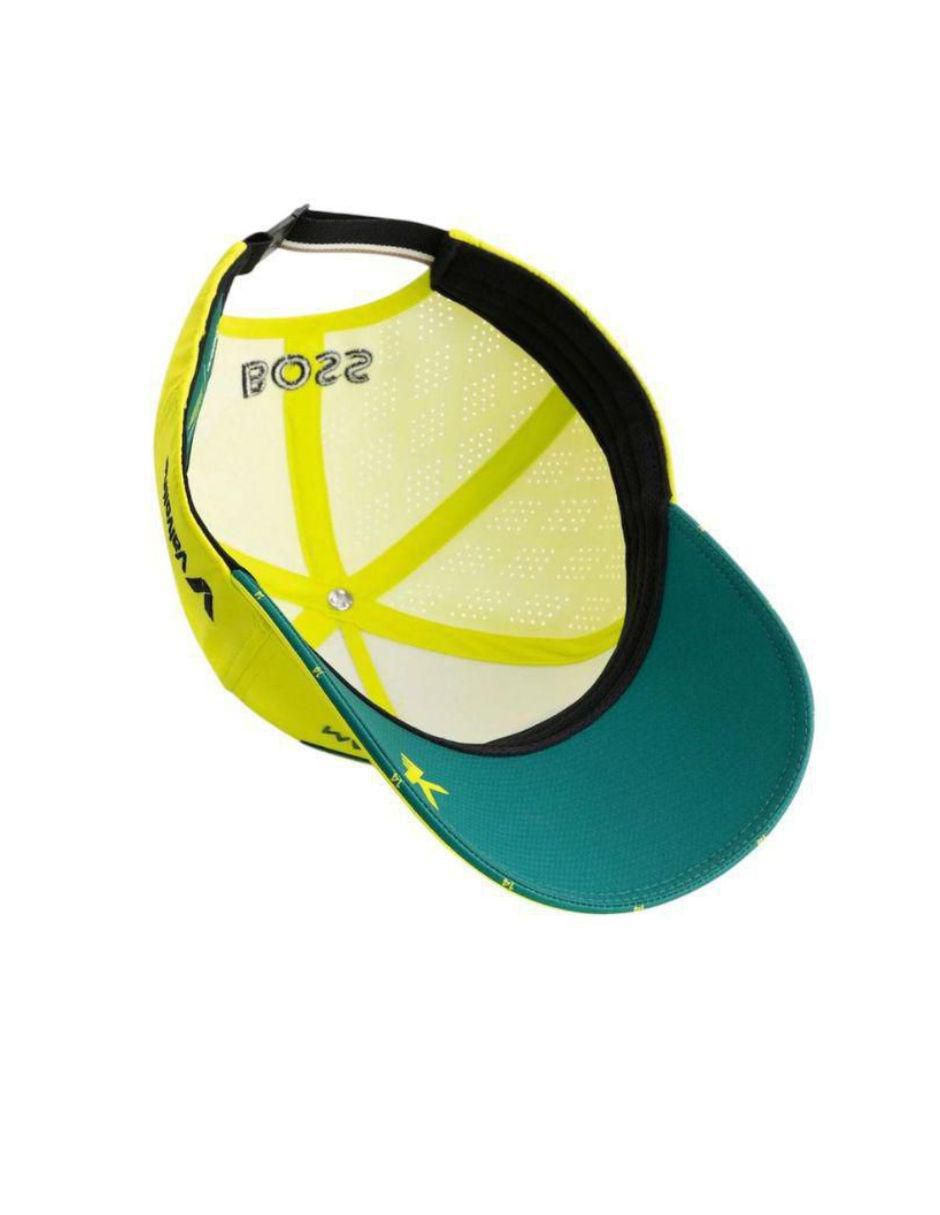 Gorra con visera curva elástico para motorsport Boss Aston Martin F1 Aston Martin Formula One Team para adulto Gorra con visera curva elástico para motorsport Boss Aston Martin F1 Aston Martin Formula One Team para adulto
