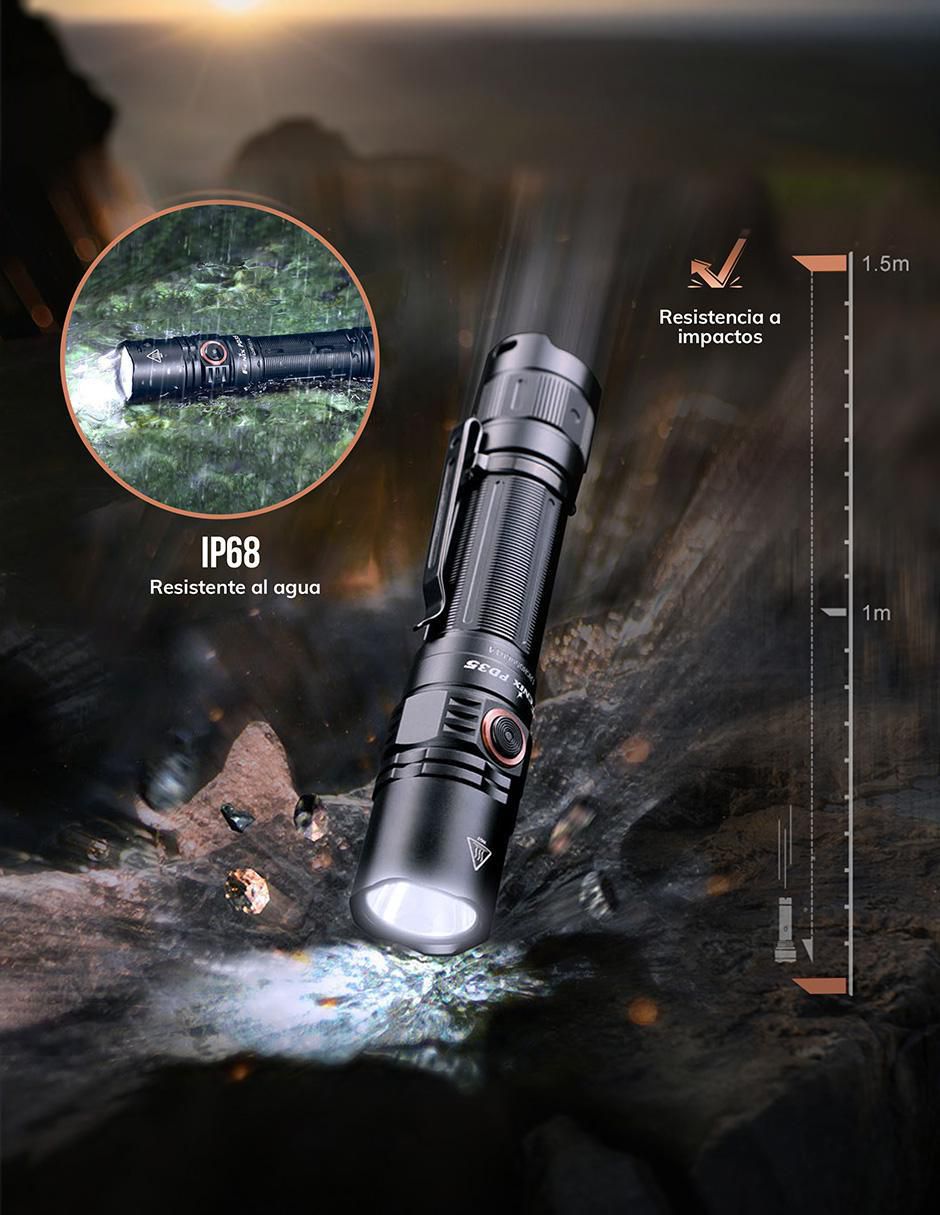 Linterna de mano PD35 V3 Edc