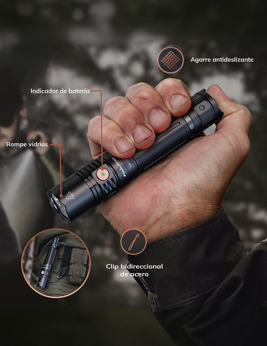 Linterna de mano Fenix PD36R V2 Edc