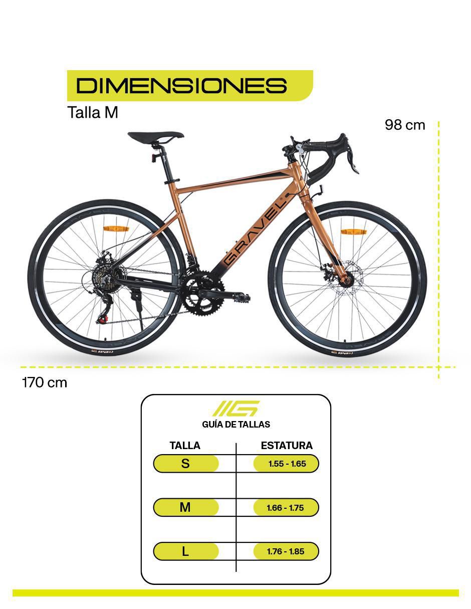Bicicleta de ruta rodada 700 4
