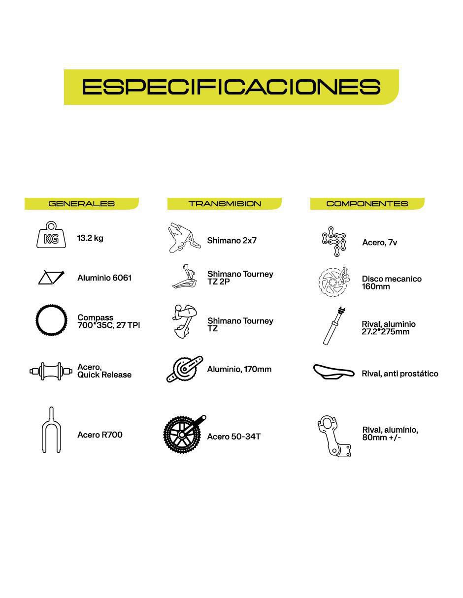 Bicicleta de ruta rodada 700 3
