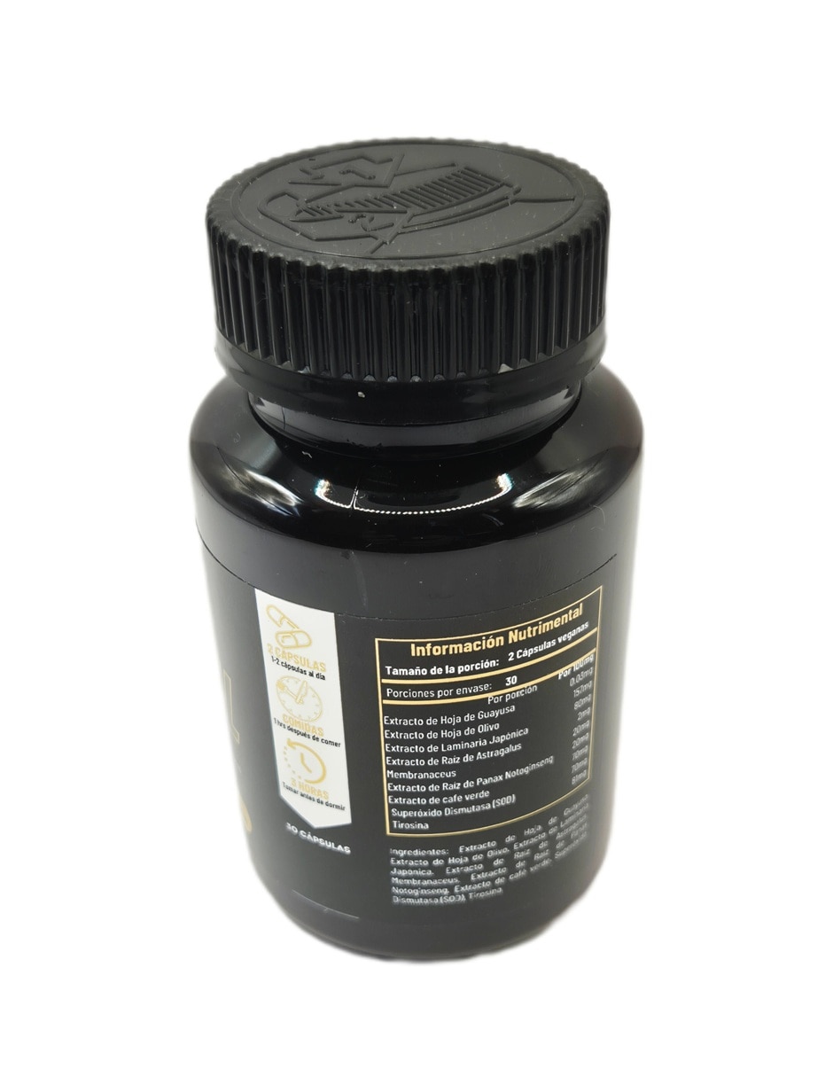 Reductor abdominal Nature Life con multivitamínico y antioxidante de 30 cápsulas