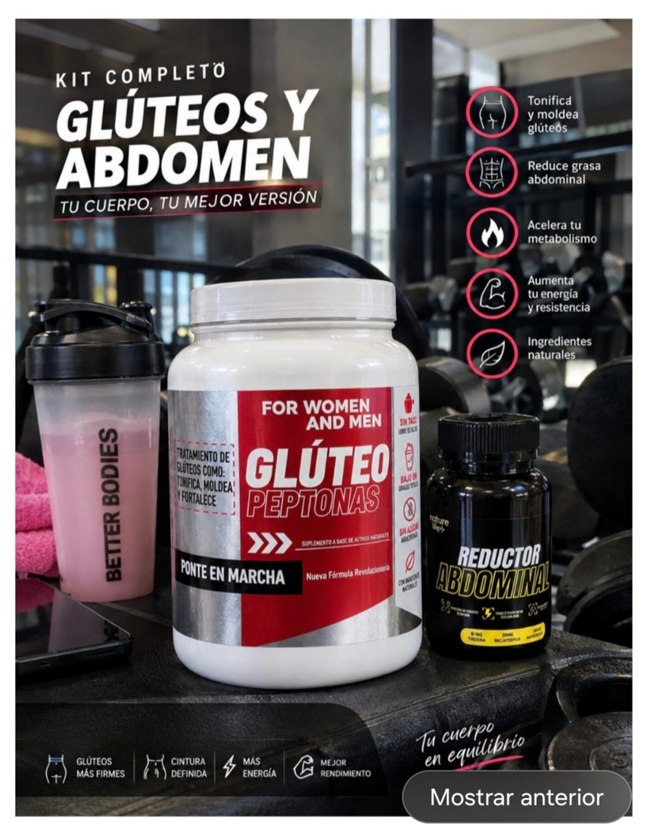 Reductor abdominal con multivitaminico de 30 cápsulas