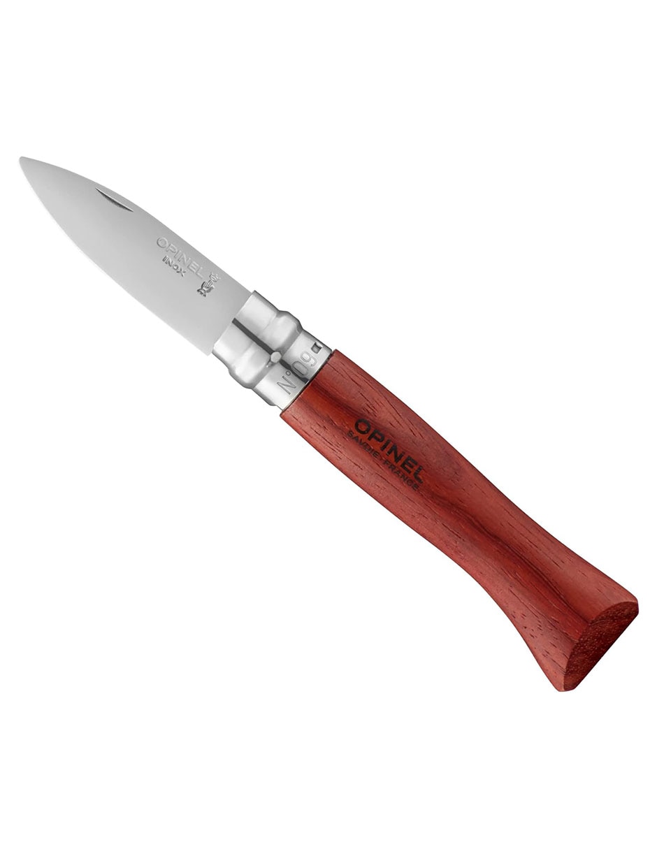 Cuchillo plegable para ostiones madera de paduck 1