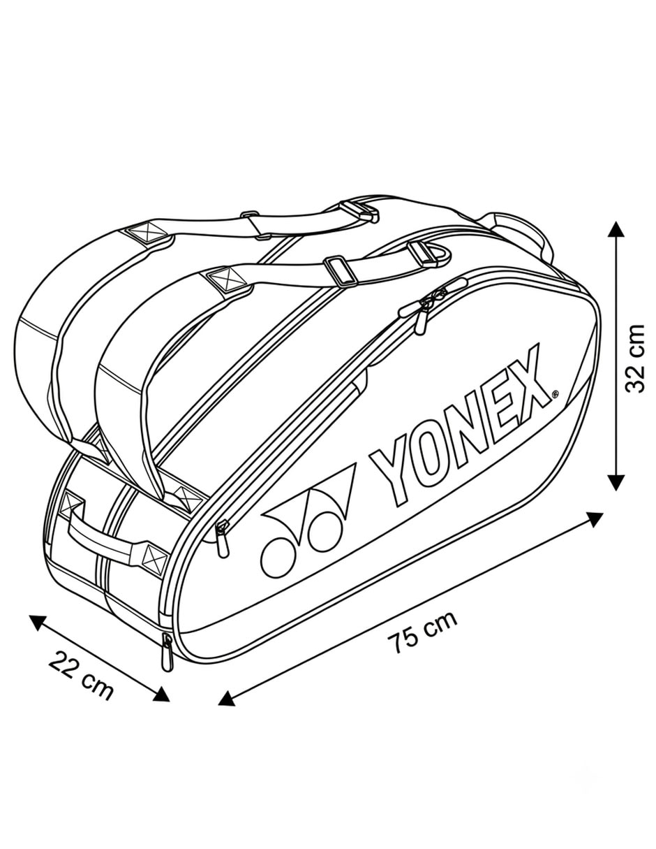 Bolsa padel Yonex Team Racquet Bag unisex