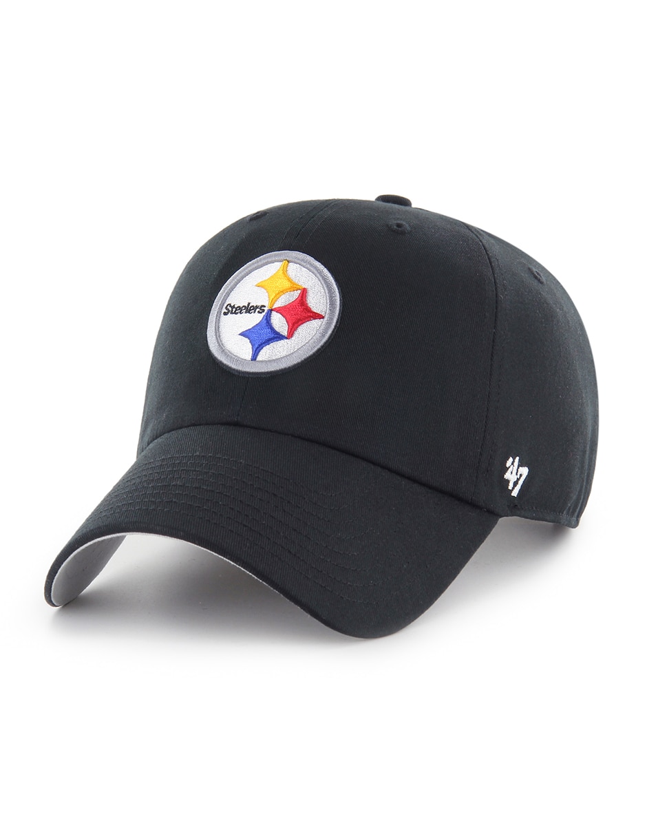 Gorra con visera curva para fútbol americano 47 Clean Up Unwashed NFL Pittsburgh Steelers para adulto