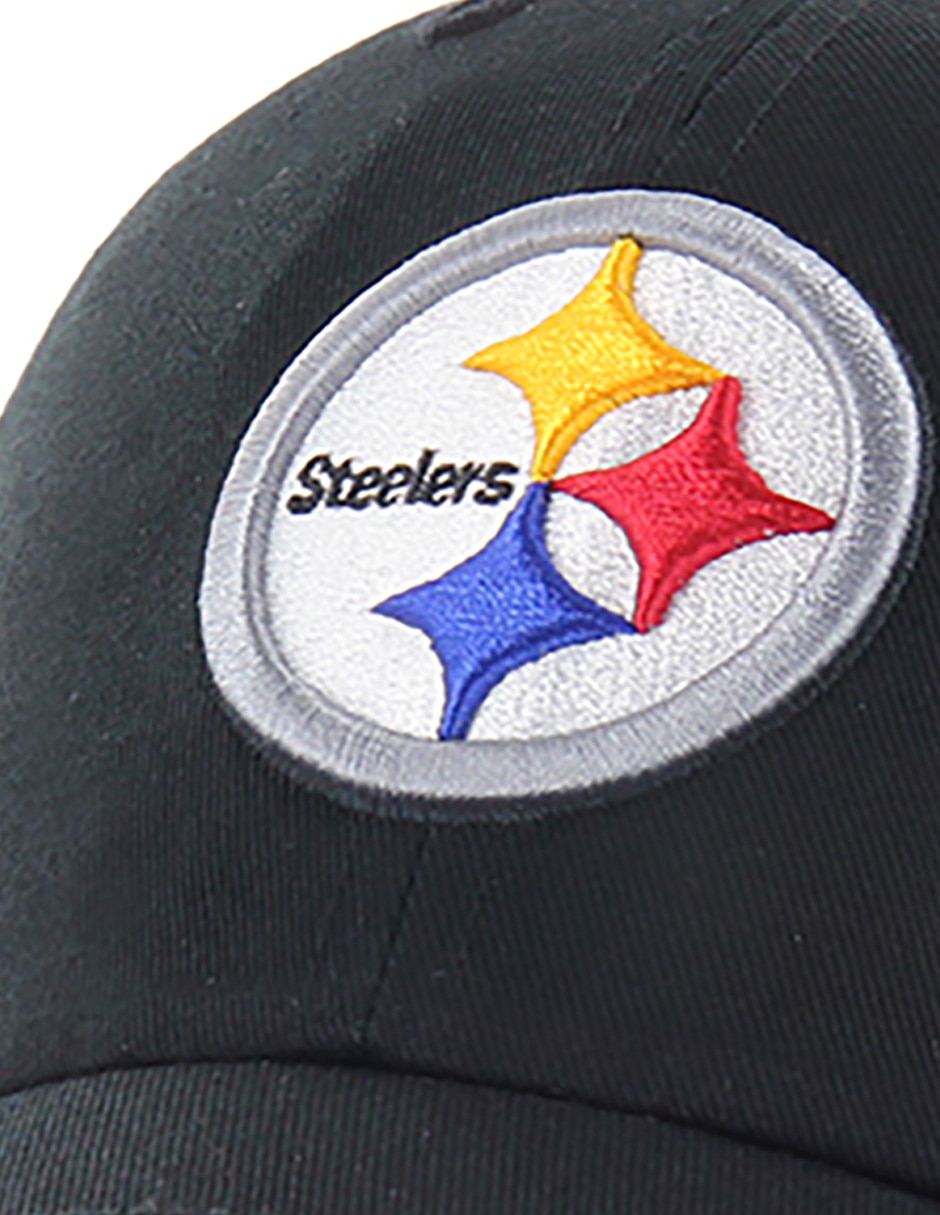 Gorra con visera curva para fútbol americano 47 Clean Up Unwashed NFL Pittsburgh Steelers para adulto 2