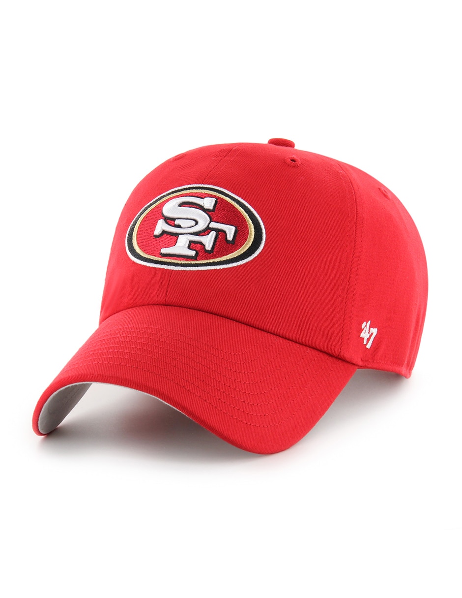 Gorra con visera curva para fútbol americano 47 Clean Up Unwashed NFL San Francisco 49ers para adulto