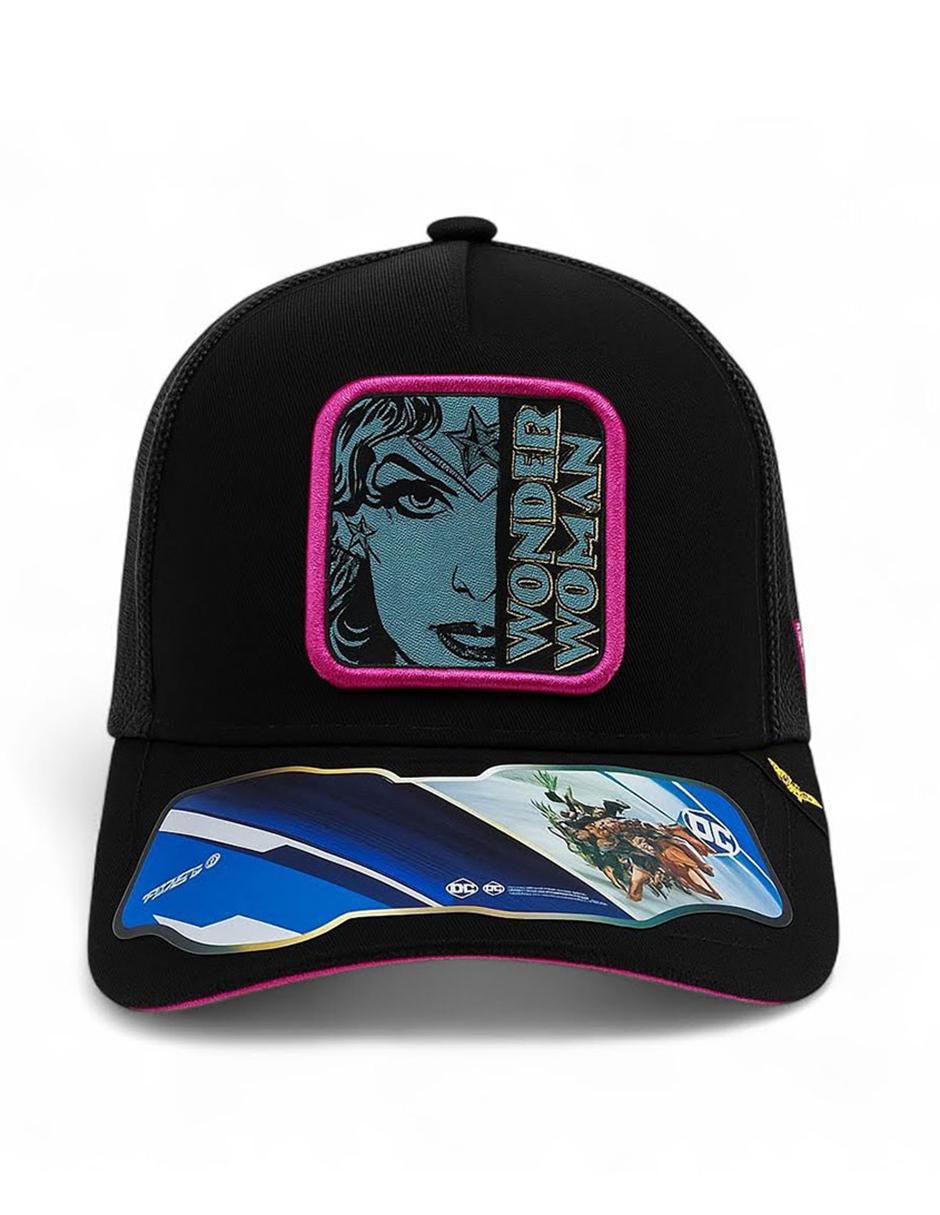 Gorra con visera curva snapback Dc Wonder Woman para adulto