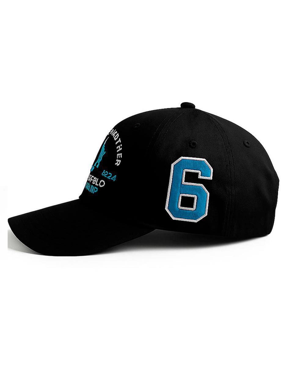 Gorra visera curva correa ajustable casual para hombre
