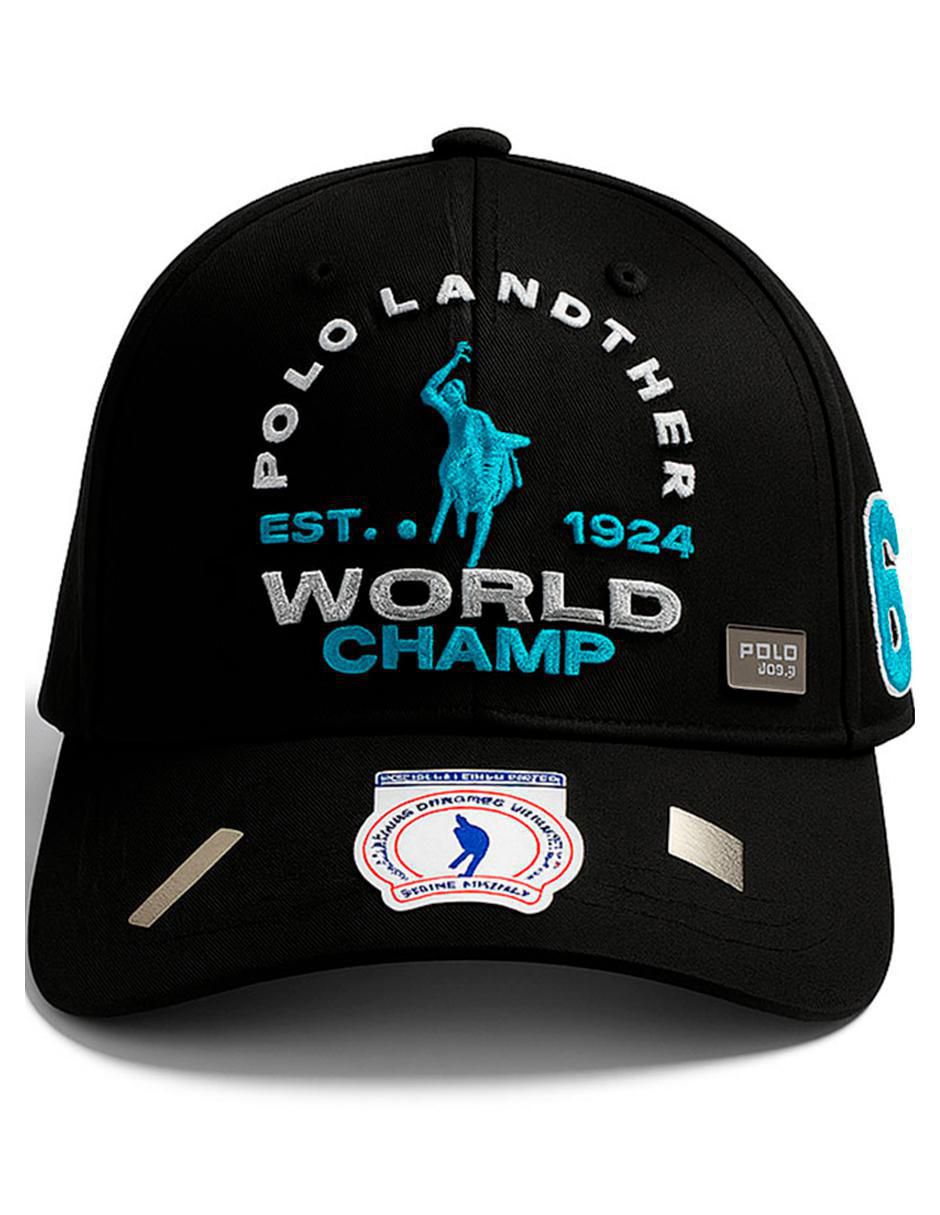Gorra visera curva correa ajustable casual para hombre