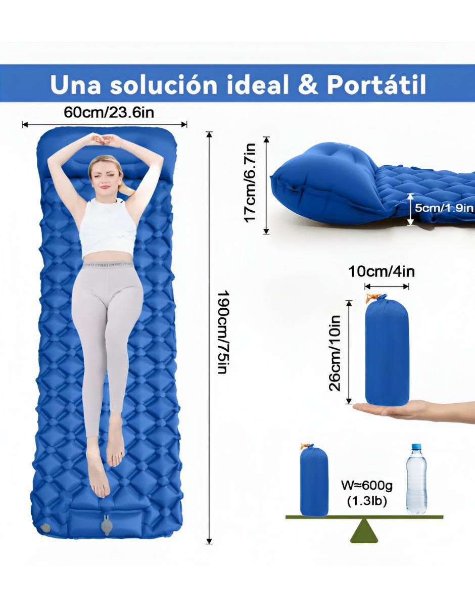 Colchón inflable Xtllar4628 tight top sin colchoneta 5