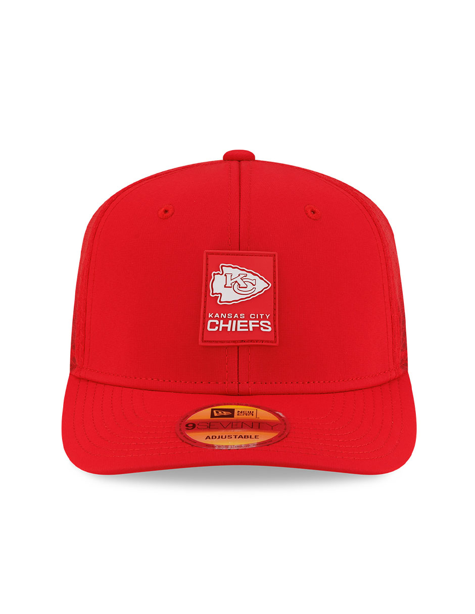 Gorra visera curva correa ajustable para fútbol americano Sideline NFL Kansas City Chiefs para adulto