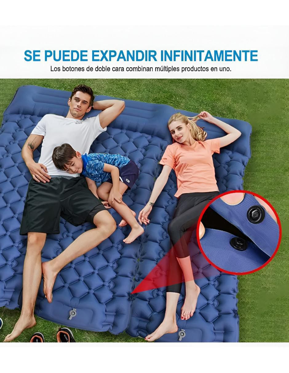 Colchón inflable Xtllar4631 colchoneta pillow top integrada 2