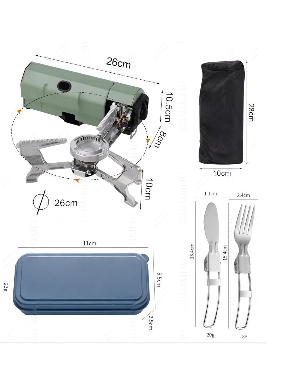 Parrilla de gas de aluminio 5