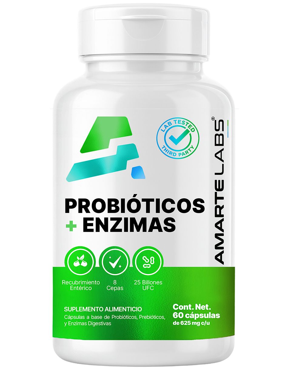Probióticos + enzimas de 60 cápsulas Probióticos + enzimas de 60 cápsulas