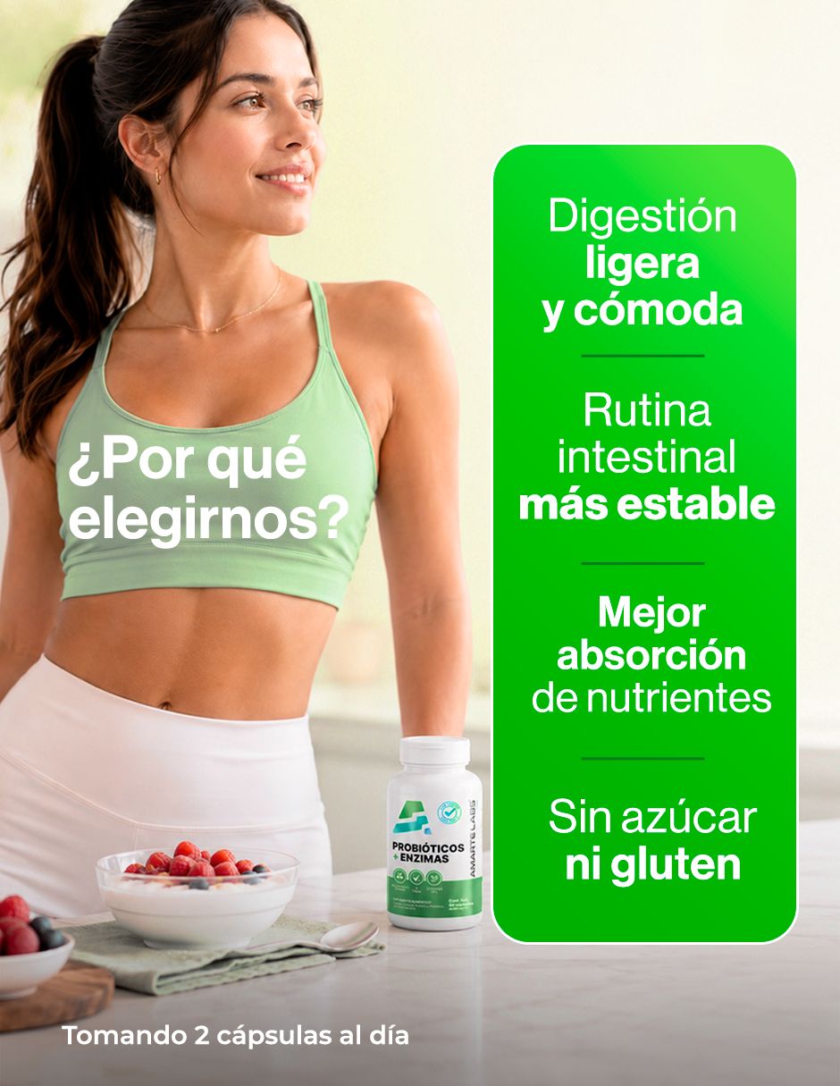 Probióticos + enzimas de 60 cápsulas 4