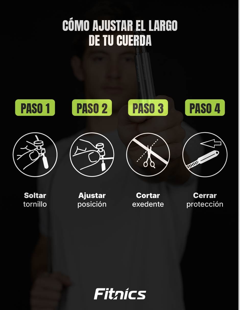 Cuerda para saltar crossfit adulto 6
