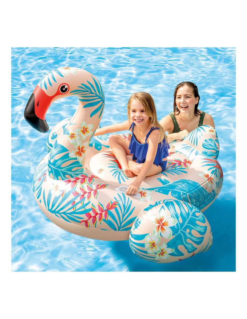 Inflable acuático forma de Flamingo 4