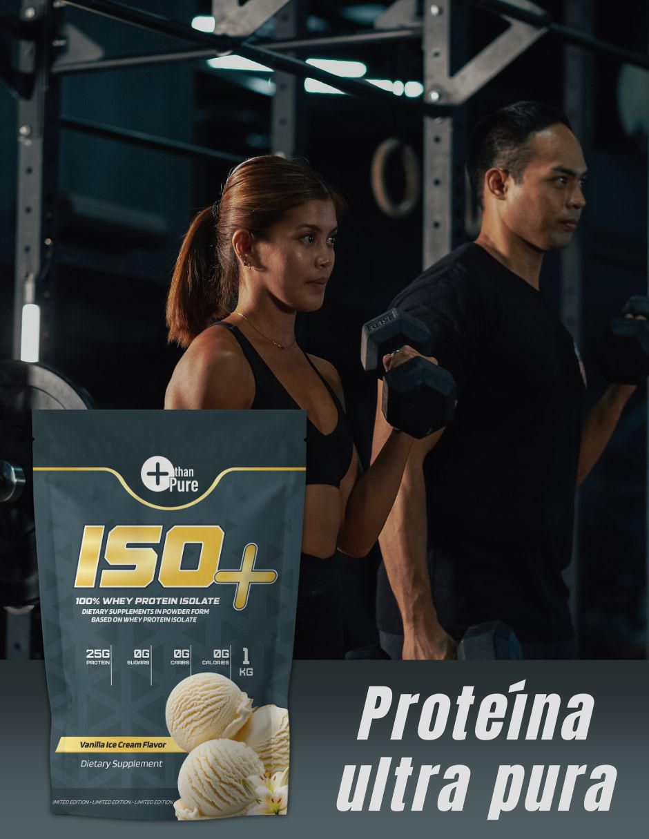 ISO+ ISOLATE con calcio sabor vainilla de 1 kg