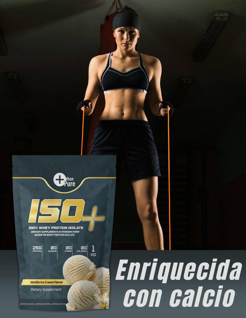 ISO+ ISOLATE con calcio sabor vainilla de 1 kg