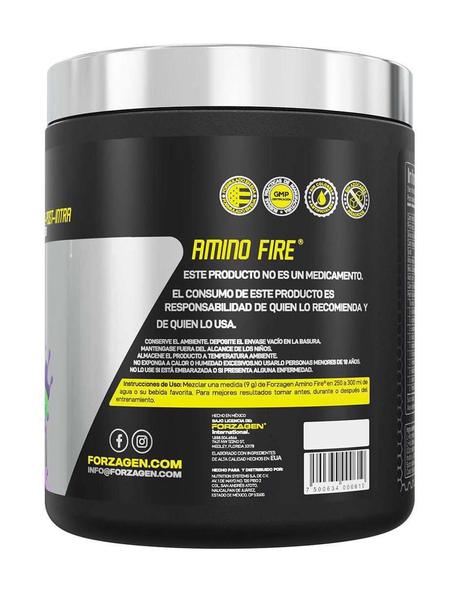 Aminoácidos Amino Fire sabor uva de 360 g 2