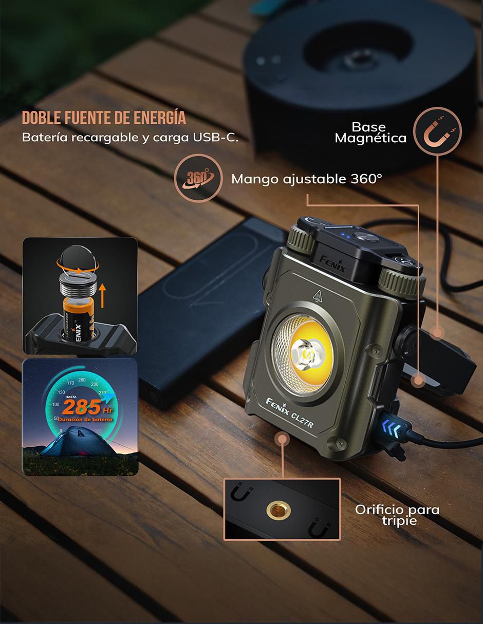 Linterna de mano Fenix CL27R
