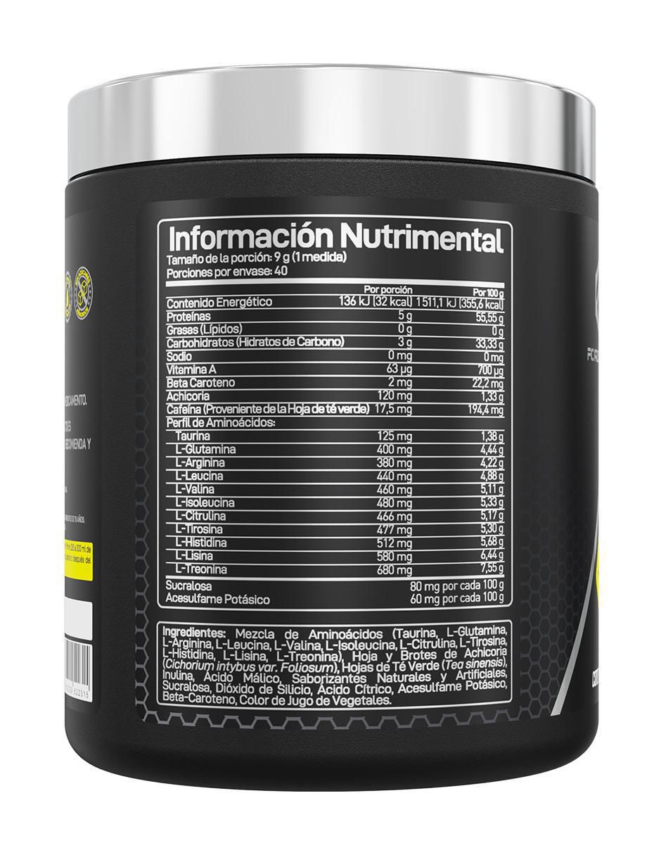 Aminoácidos Amino Fire sabor durazno de 360 g 4