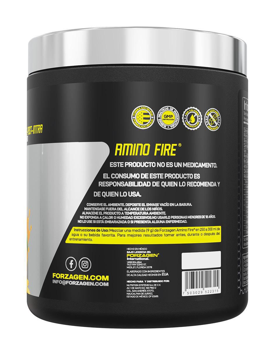Aminoácidos Amino Fire sabor durazno de 360 g 2