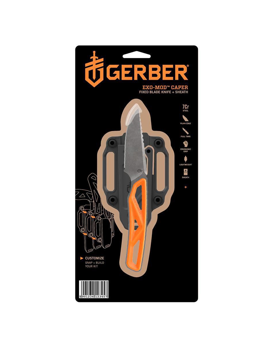 Navaja Gerber cuchillo liso Exo-Mod Caper